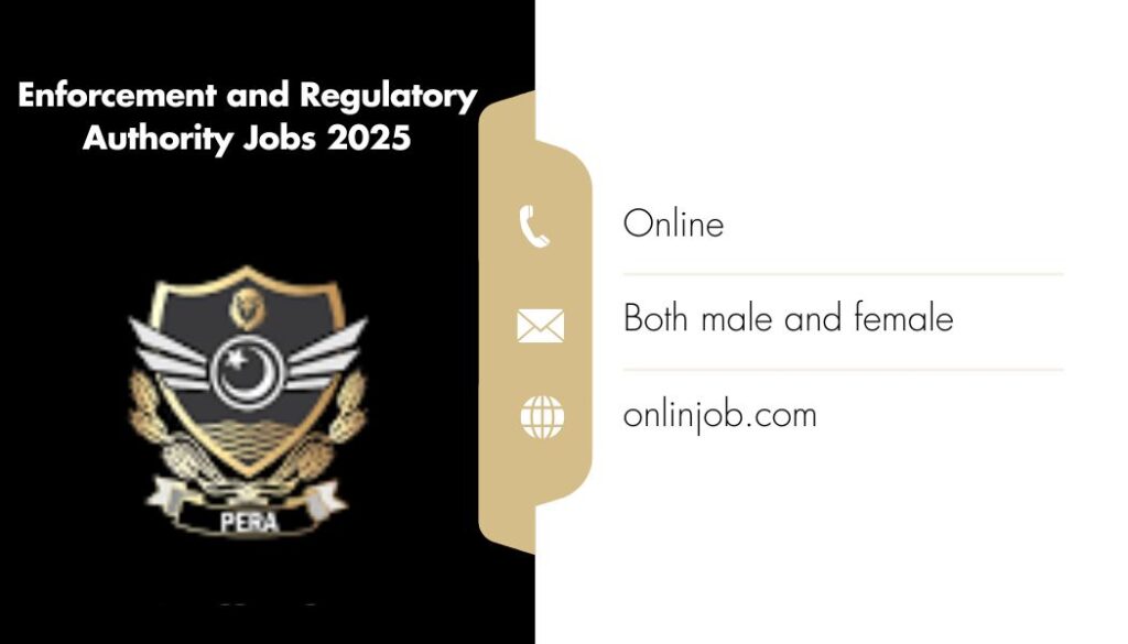 Enforcement and Regulatory Authority Jobs 2025