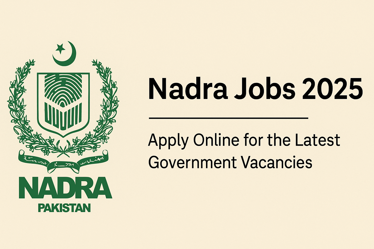 Nadra Jobs 2025