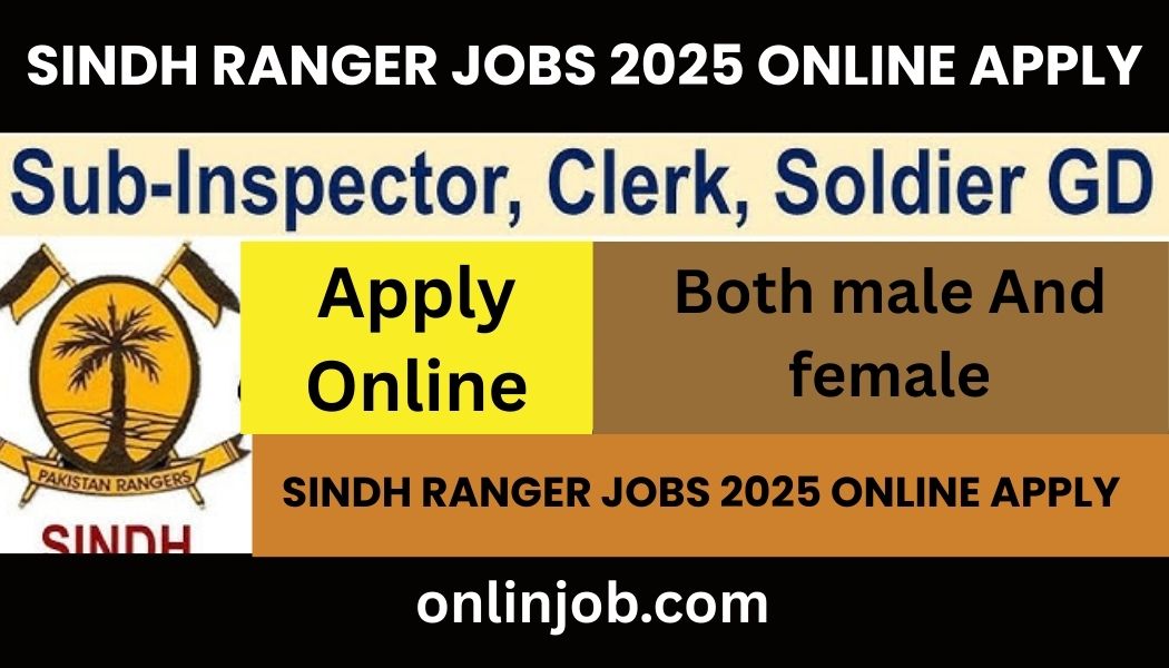 Sindh Ranger Jobs 2025 Online Apply
